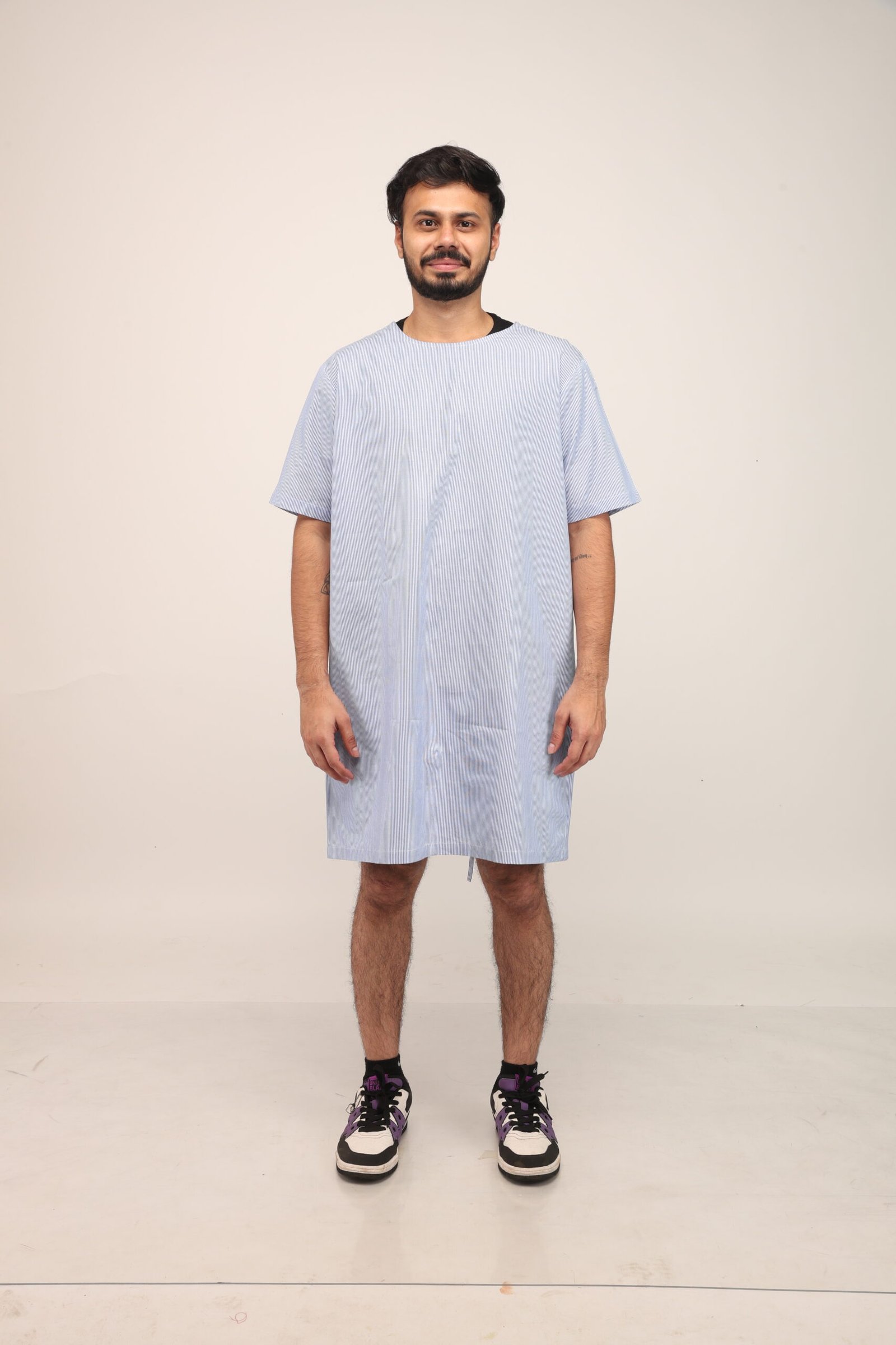 Patient Short Gown With Back Tie-Up